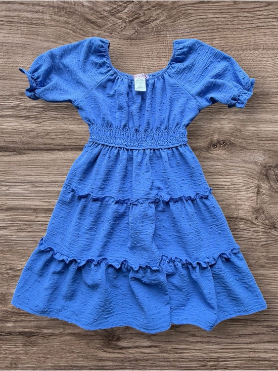 Love Squared Other - Girls Love Squared Blue Dot Dress Size 8